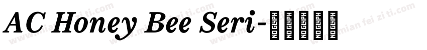 AC Honey Bee Seri字体转换